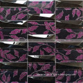 2017 China supplier Good quality Hotel Bedroom Glass and stainless purple mosaic mirror tiles in Foshan WM08